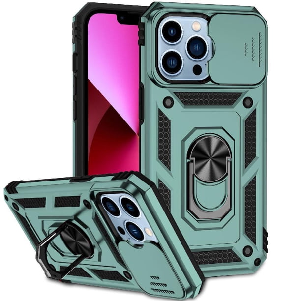 Estuche GANGXUN para iPhone 13 Pro Max, soporte giratorio 360°, estilo mecánico y magnético