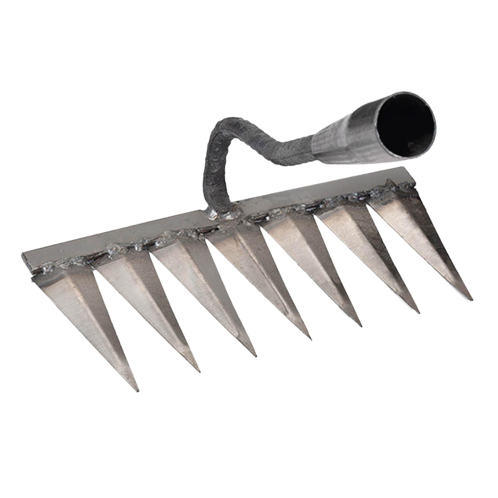 Magideal - Cabezal De Rastrillo De Deshierbe Endurecido, Solo Aflojamiento, Excavación De , Cultivador De Jardinería, De Jardinería Para Plantar , 7 Dientes