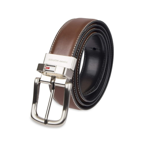 Cinturón Tommy Hilfiger reversible para hombre marrón/negro talla 36
