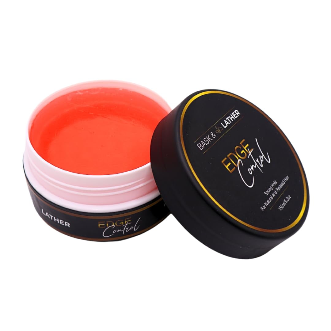 Gel Para El Cabello Bask & Lather Control De Bordes Fijación Fuerte 150 Ml