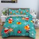 thumbnail image 1 of Merry Christmas Duvet Cover XMAS Bedding Set for Kid Santa Claus Quilt Cover Cartoon Polyester Comforter Cover Bed Sheets, 1 of 5