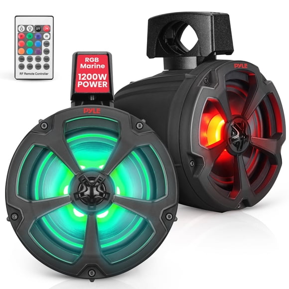 Parlantes Pyle 16 cm RGB Bluetooth 1200 W Marino