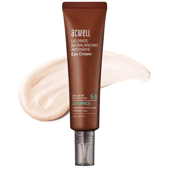 Crema para ojos ACWELL, regaliz, equilibradora del pH, antiarrugas, 30 ml