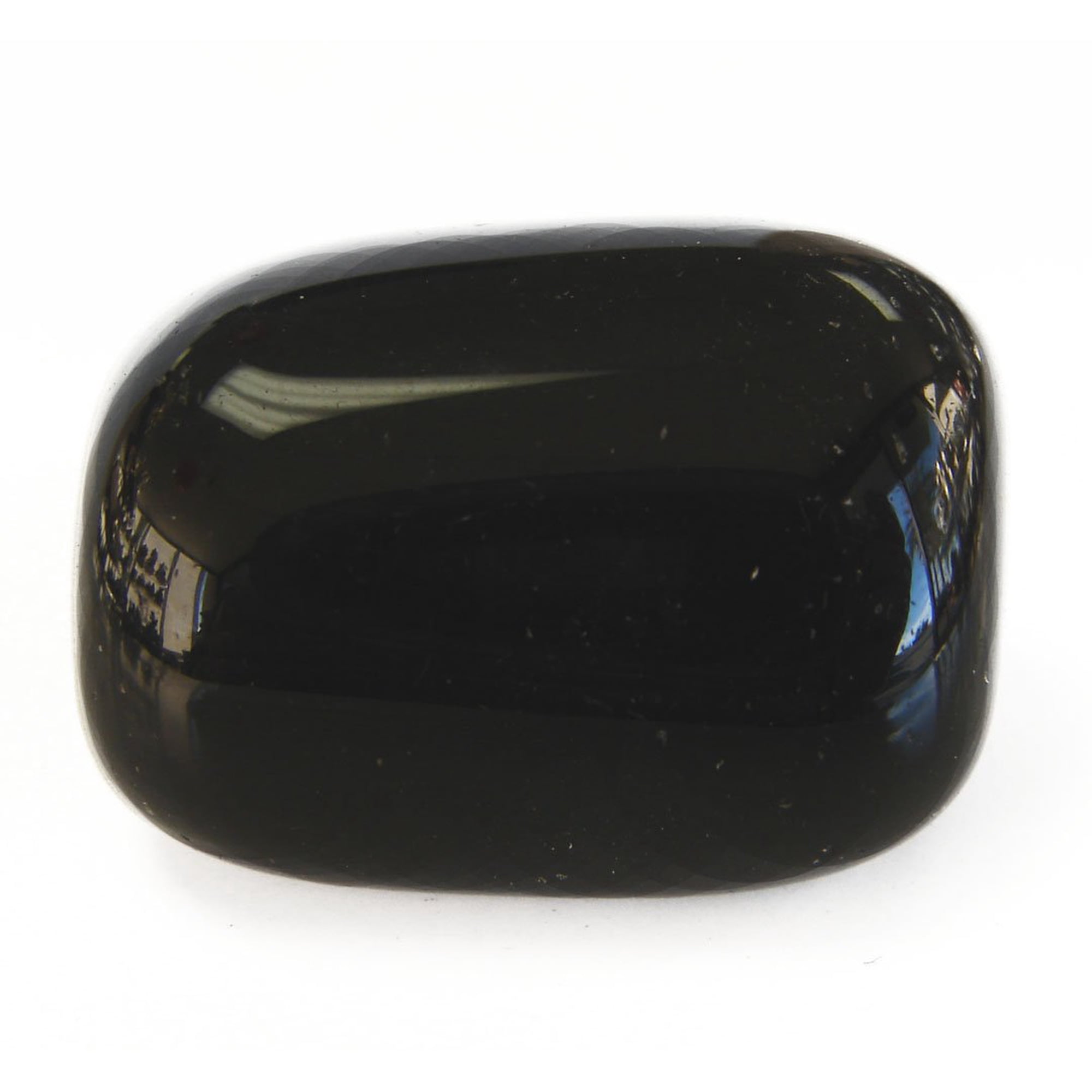 Piedra Feng Shui Import De Obsidiana Negra Pulida