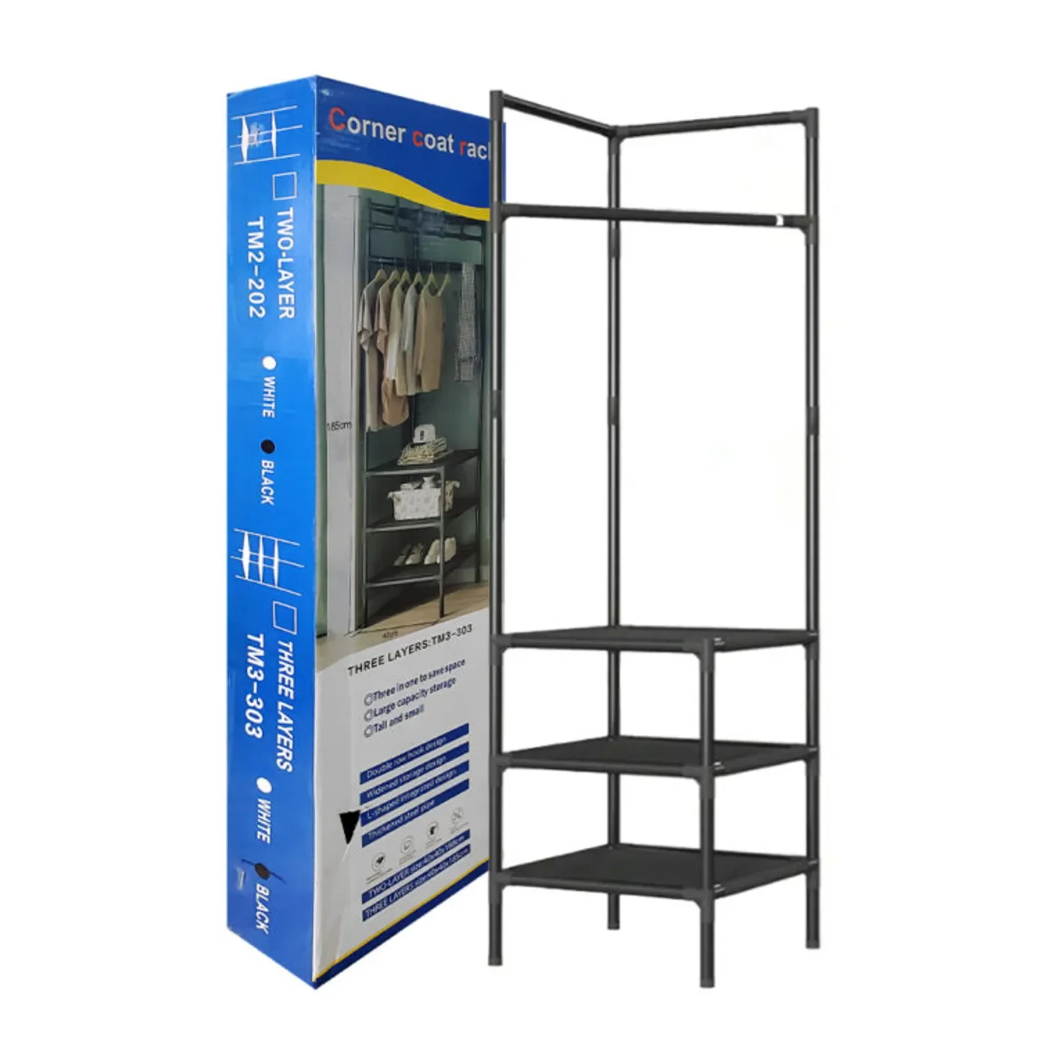 Genérico - Organizador Esquinero Multifuncinal Perchero