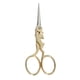 thumbnail image 2 of Tijeras De Sastre De Acero Inoxidable Con Mango De Conejo Para Coser Bordado Dorado, 2 of 2
