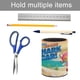 thumbnail image 5 of Equipo Umizoomi-theme Cylinder Pen Holder Pencil Organizer with Flannel Lining PVC Leather Material Cardboard Base for study work 10*8CM, 5 of 6