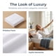 thumbnail image 4 of Protectores de Almohada REGALWOVEN con Cremallera Tamaño Estándar Paquete de 2, Fundas de Almohada Hipoalergénicas Transpirables de Algodón para Hogar Hotel Blanco Queen, 4 of 5