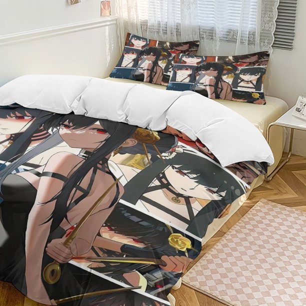 Spy X Family Anime Home Bed 3-piece Set Classic Japanese Anime Polyester Wash Student Dormitory Set