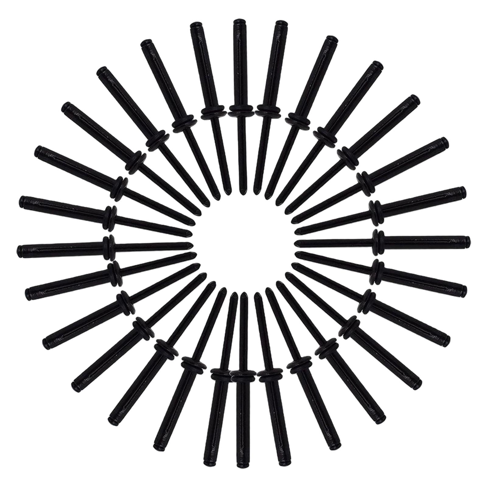 Magideal - Paquete De 30 Remaches De Agarre Con Juntas Tóricas Impermeables Almohadilla De Kayak Remache De Montaje De Bombilla Ocular Para Piezas De Canoa