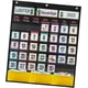 thumbnail image 1 of Calendario de bolsillo negro, calendario de enseñanza, 51 cm x 60 cm, calendario de pared educativo completo mensual, calendario organizado para el aula de educación en casa, 1 of 6