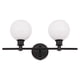 thumbnail image 2 of Aplique de Pared Collier de 2 Luces Negro Esmerilado, 2 of 5
