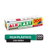 Papel Film Plástico Adherente 300 Metros Corte Sierra 300 Metros Aluplast