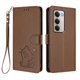thumbnail image 1 of Funda Volteable tipo Billetera con Correa para Xiaomi Redmi 15 4G/5G, Marrón, 1 of 6