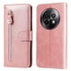 thumbnail image 3 of Funda con Cremallera para Realme 13 Plus 5G, Carcasa Cartera de Cuero PU con Soporte y Tarjetero, 3 of 5