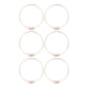 thumbnail image 2 of 6x Central Floral Hoop Piece With Wood Stand Wedding Wedding For Party Festival Dia 30cm, 2 of 5