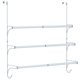 thumbnail image 1 of Toallero Auledio ajustable para colocar sobre la puerta, triple, plateado, 1 of 7