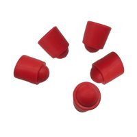 Magideal - Protector De Punta De Taco De Billar, Funda De Varilla De Billar Portátil, Cubierta De Punta Antideslizante Para Entusiastas Del Entrenamiento De Bill Rojo