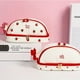 thumbnail image 3 of Double-Layer Kawaii Cherry and Strawberry Pencil Case - Large Capacity Portable Stationery Bag for School Supplies, 3 of 4