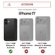 thumbnail image 2 of Funda Dexnor para iPhone 17 con cámara deslizante, color negro, 2 of 7