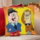 thumbnail image 4 of El Gordo y el Flaco Fundas de almohada de terciopelo con tema, regalos de funda de almohada, decoración para el hogar, cojín de lanzar, regalo de cumpleaños para fans y parejas.56*56cm., 4 of 6