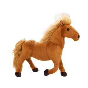 Bothyi - Animales De Peluche Caballo Peluche De Juguete De Peluche Para La Decoración De La Sala De Estar Del Dormitorio Marrón Oscuro