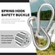 thumbnail image 4 of Mosquetón High-PQ Spring Gancho de acero galvanizado, 50 unidades, 4 of 7