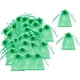 thumbnail image 1 of 100 bolsas protectoras para pomelo, malla con cordón para jardín, para verduras, 138 cm, color verde, 1 of 6