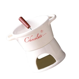 Magideal - Olla Para Fondue , Juego De Ollas Para Fondue, Electrodomésticos De Cocina, Juego De Cuencos Para Olla Caliente De 300 Ml Para Postre, Blanco