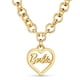 thumbnail image 2 of Collar Barbie con eslabones redondos en forma de corazón,, 2 of 3