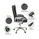 thumbnail image 4 of Silla de Escritorio Top Living Vernier Cuero Reclinable, 4 of 10