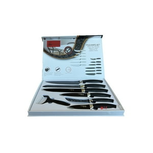 Evcriverh - Set 7 Cuchillos Cocina Antiadherentes Y Antibacterianos - Puntostore