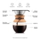 thumbnail image 4 of Cafetera Pour Over Bodum de 1 litro con filtro de acero inoxidable, 4 of 8