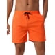 thumbnail image 1 of INSPIRE CHIC Bañadores de secado rápido para hombre con cintura elástica y cordón ajustable para playa, piscina y viajes de verano 30 Naranja, 1 of 6