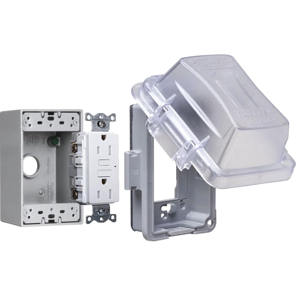 Kit de tomacorriente TayMac MKG420CS de 15 amperios WRTR GFCI