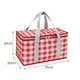 thumbnail image 2 of Canasta Cesta Térmica para Picnic Playa y Camping Rojo, 2 of 4