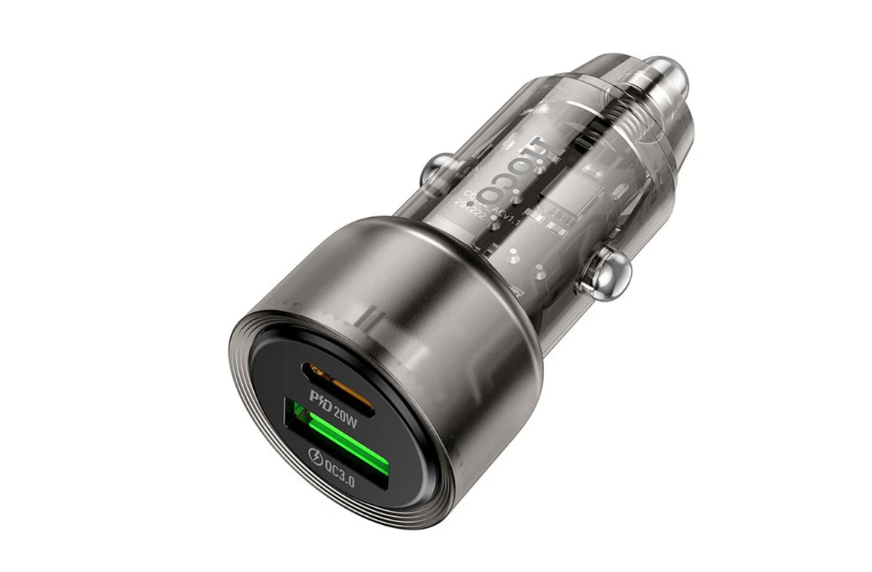 Hoco. - Cargador De Auto Carga Rapida Z52 Usb To Usb-C