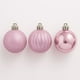 thumbnail image 3 of Set 12 Adornos Navideños Bambalina Oro Rosa 6cm Decoración, 3 of 3