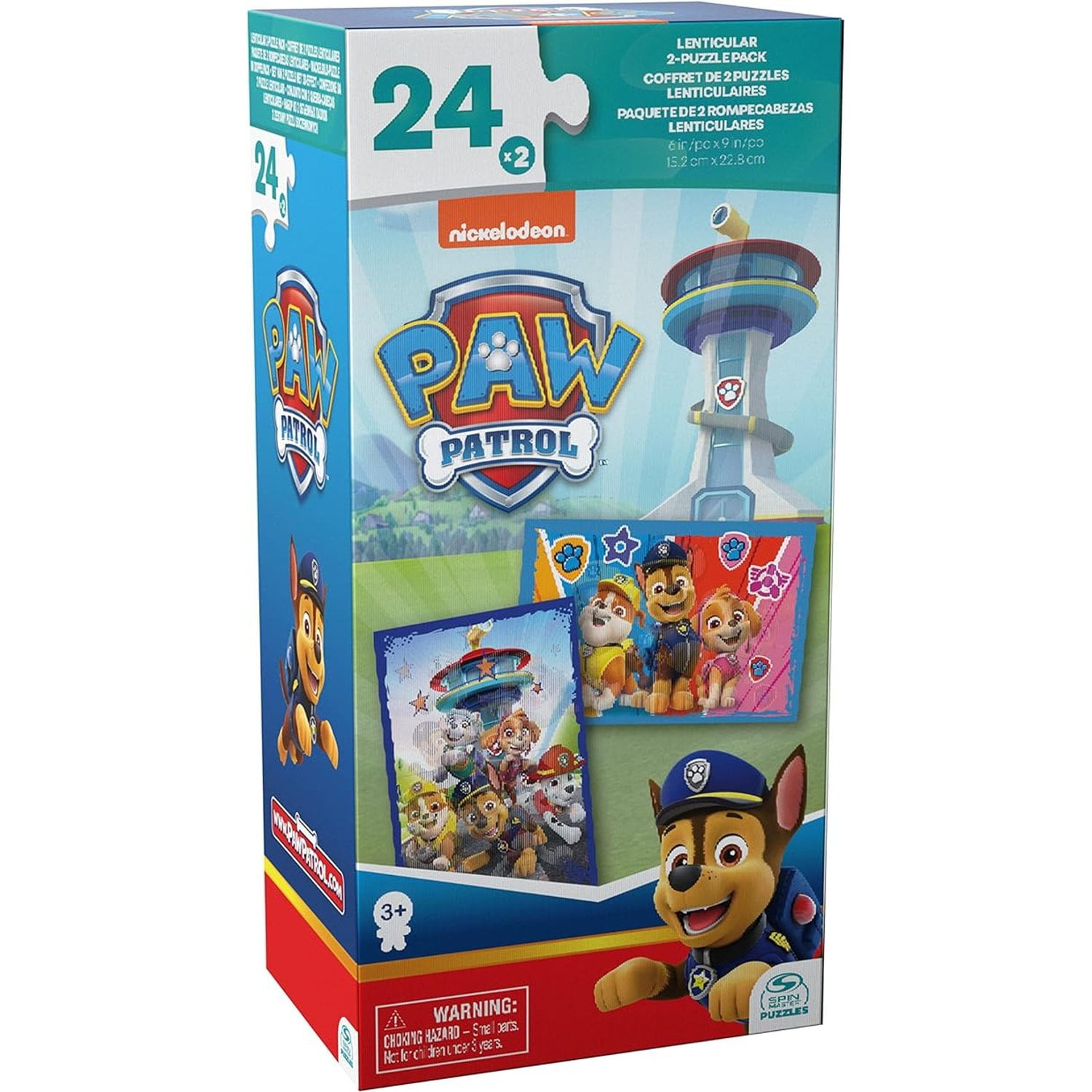 Paw Patrol 2 Puzzles 24 Pzs.lent.