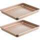 thumbnail image 1 of HONGBAKE 2 Pack 11 x 9 Inch Toaster Oven Pans and Trays, 1 of 3