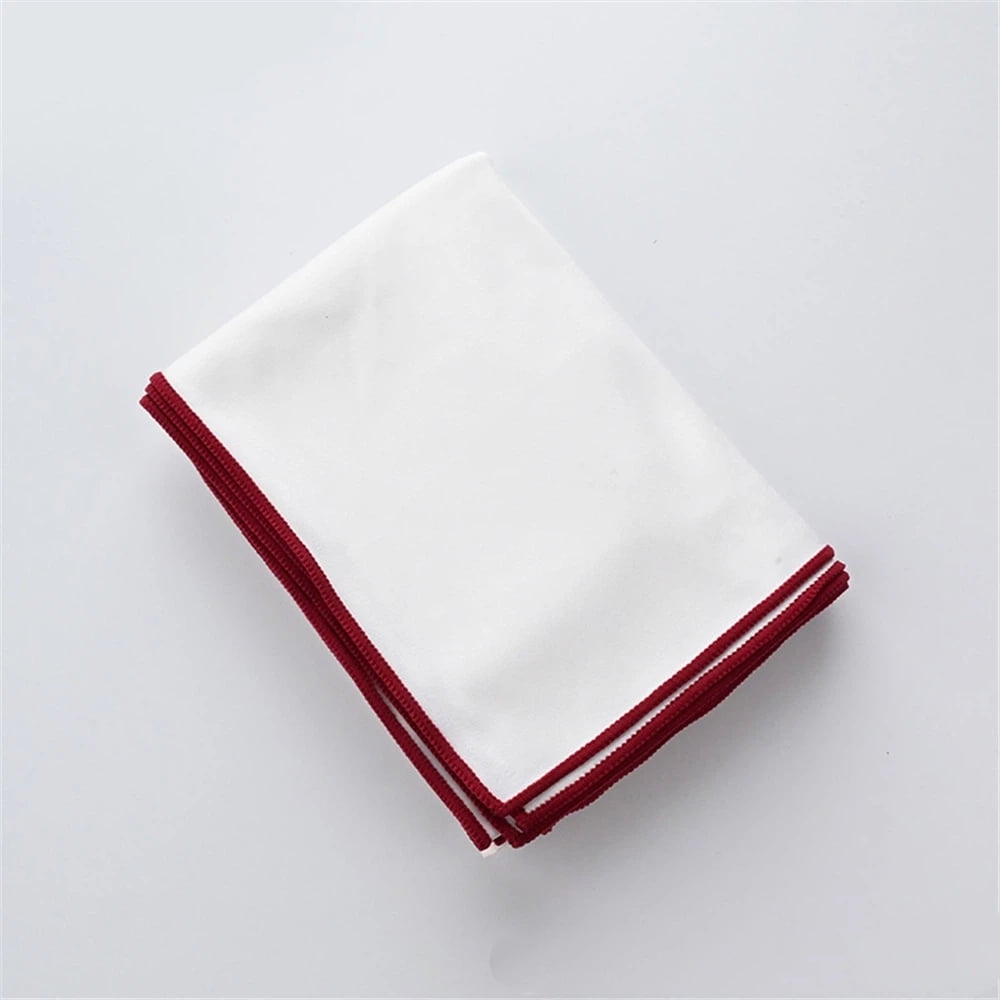 Xusx111 - Paños De Pulido De Vaso De Vino De 6 Piezas Paños De Limpieza De Microfibra Grandes Toallas Sin Linos De 25 X 20 Pulgadas Para Secar Vasos De Vino Limpieza De Ventana Platos De Vaso De Crist