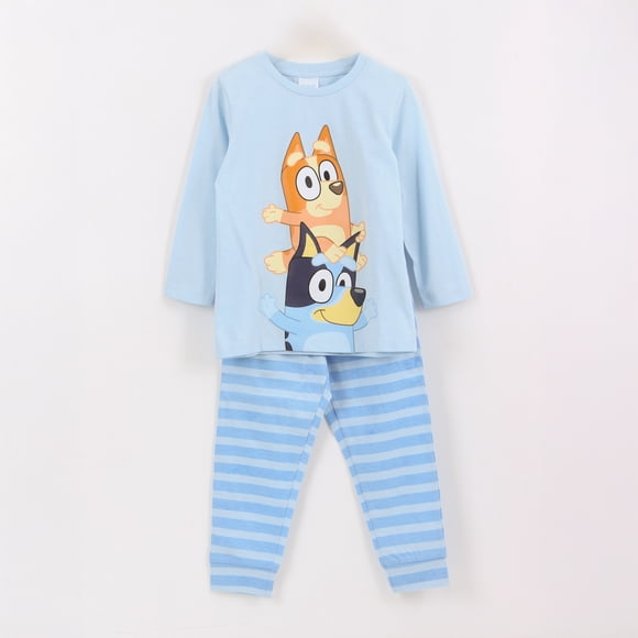 Pijama Manga Larga Niño Friends Celeste Bingo & Bluey