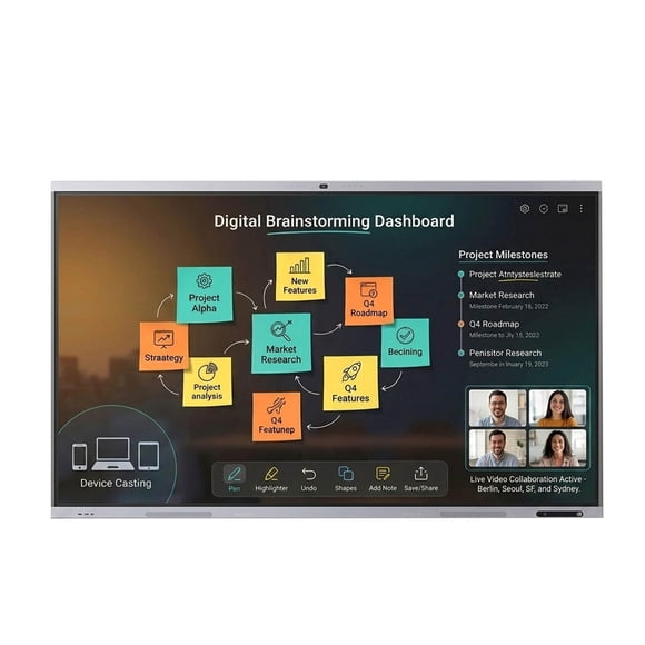 Pantalla Interactiva Táctil Aiwa 86'' Uhd 4k Android Aw-ik86