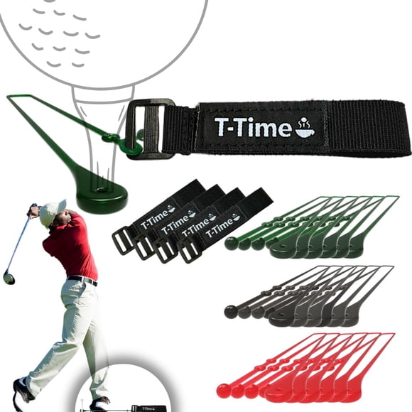Ancla para Tees de Golf T-Time – 4 Correas y 18 Cuerdas