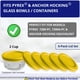 thumbnail image 4 of Tapa para Envase Klare Ware 2 Tazas Amarilla - Pack de 6, 4 of 8