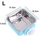 thumbnail image 3 of Cuenco para perros de acero inoxidable extraíble y colgante para comida y agua, cuencos para jaulas de mascotas, 3 of 8