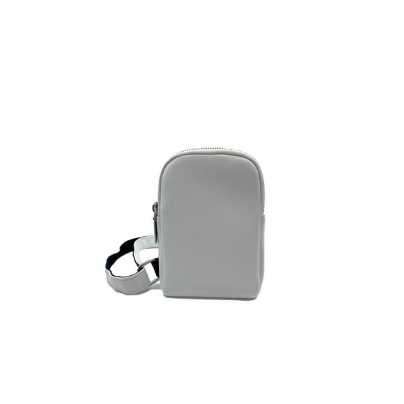 Bandolera Ecocuero Blanco CRU35