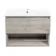 thumbnail image 1 of Kit Mueble Belle 60x46 cm + Cubierta Color Lenga 1 pieza Mdp y loza vitriada Stretto, 1 of 7