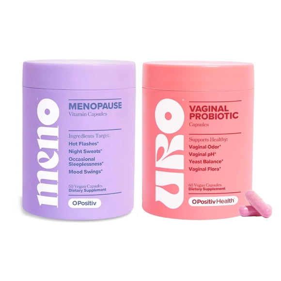 Opositiv MENO Menopausia + URO Probioticos Vaginales Salud Vaginal en Mujeres