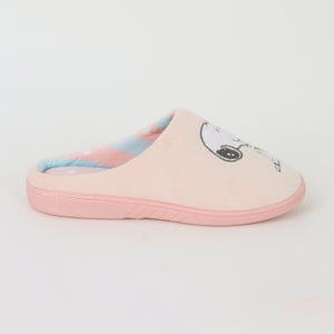 Pantufla Mujer Rosado Helado Snoopy